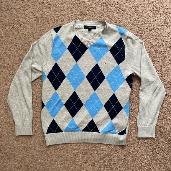 Tommy Hilfiger Plaid Sweater - Picture 1 of 5